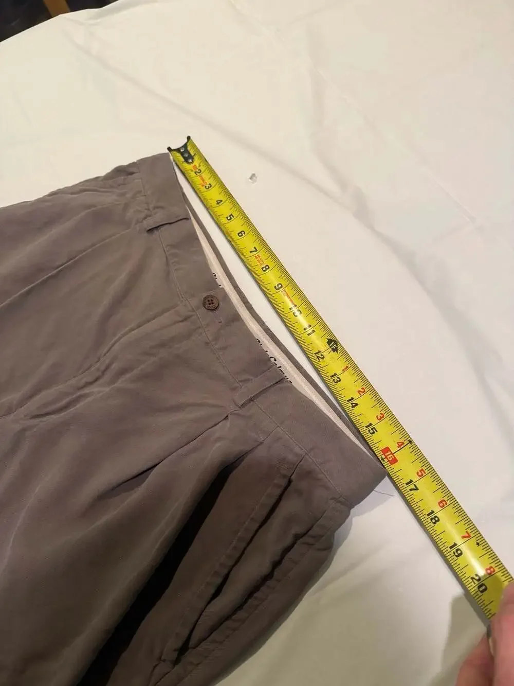 Club Cabana Men's Pleated 100% Silk Shorts Brown Size 34